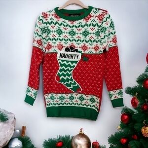 Kids Ugly Christmas Sweater w/ Stocking